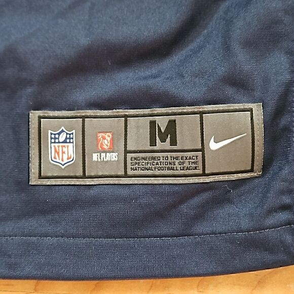 Nike Jonnu Smith New England Patriots  Football Jersey Size M Medium Blue Red - Picture 7 of 9